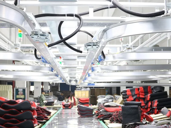 Jiaruifu chair assembly and packing line in Anji, China
